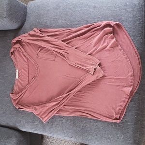 Free people long sleeved shirt